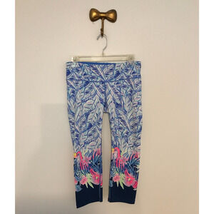 Lilly Pulitzer Luxletic UPF+50 Jolena Weekender Lets Mango Leggings - Medium